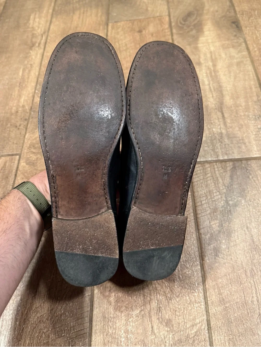 Bragano Men’s Shoes Size 10.5 M Black Leather Kiltie Tassel Loafers Size